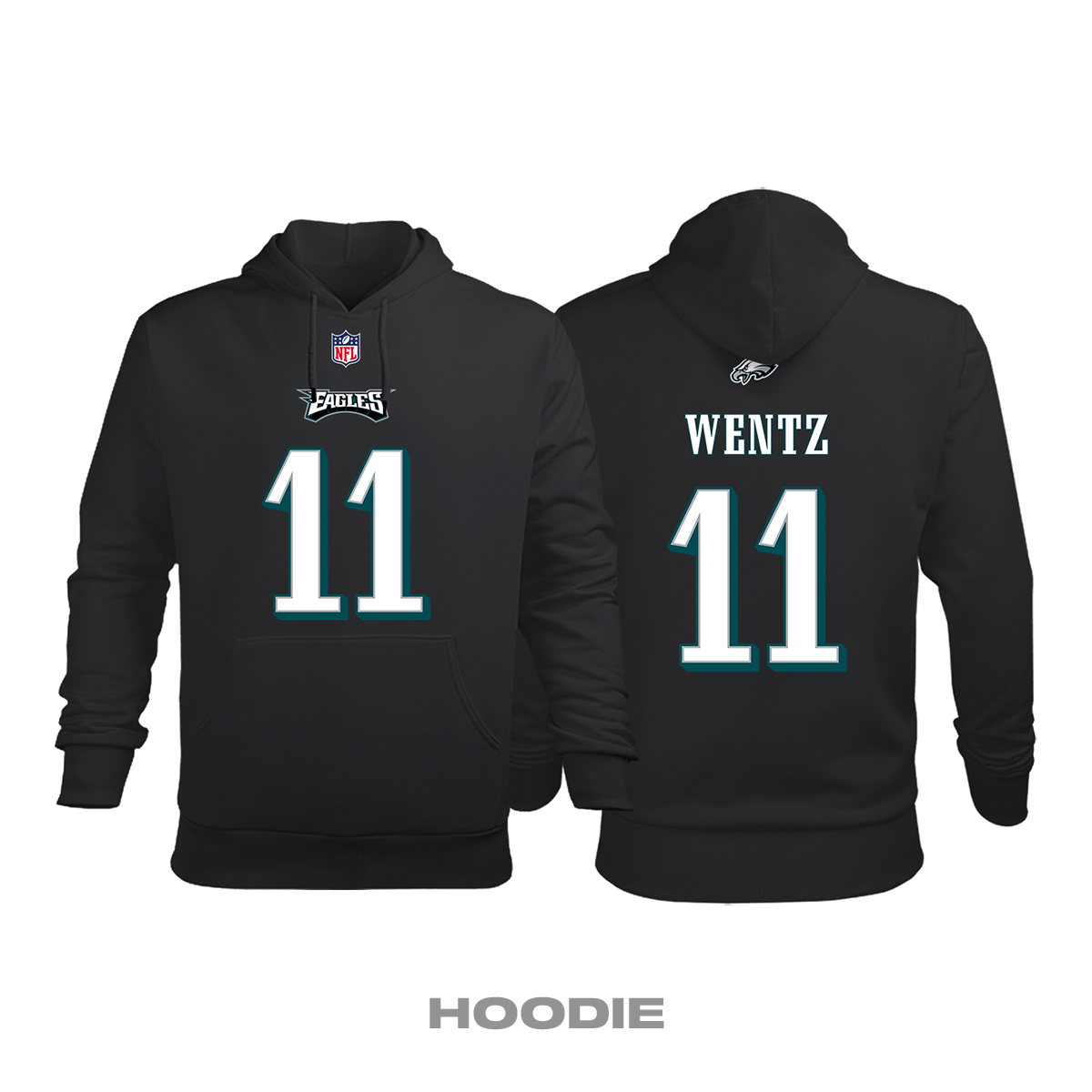 Philadelphia Eagles: Alternate Edition 2020/2021 Kapüşonlu Hoodie 5XL
