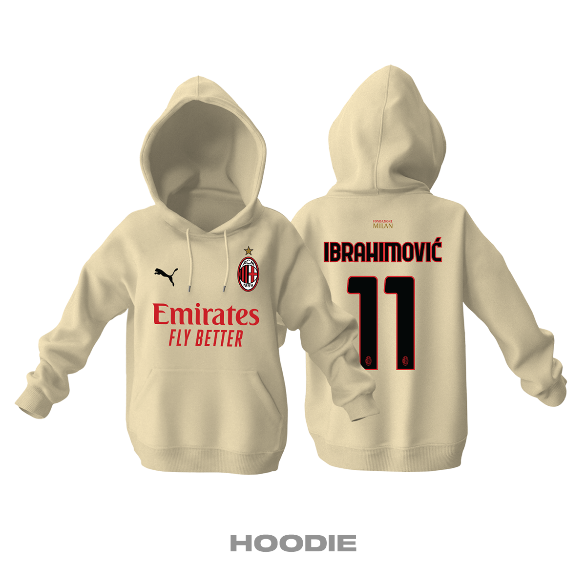 Milan: Away Edition 2021/2022 Kapüşonlu Hoodie XS