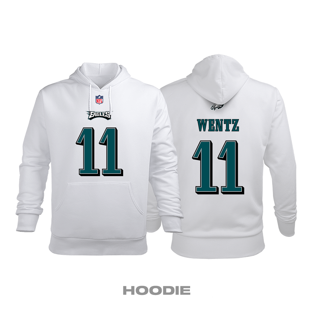 Philadelphia Eagles: Road Edition 2020/2021 Kapüşonlu Hoodie S