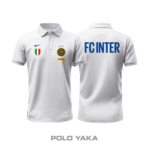 Inter FC: Club Culture Series - White Edition Polo Yaka