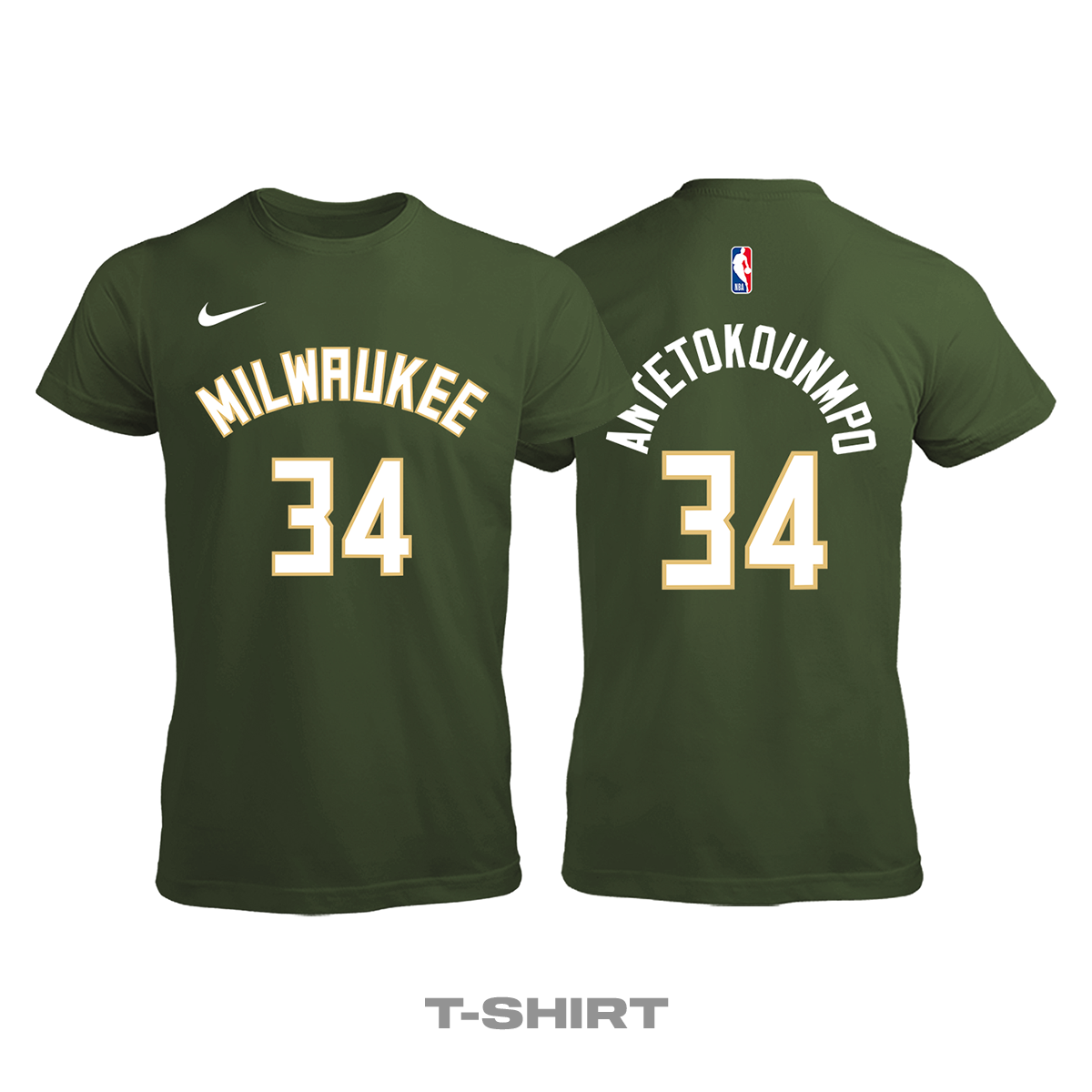 Milwaukee Bucks: Icon Edition 2017/2018 Tişört XL