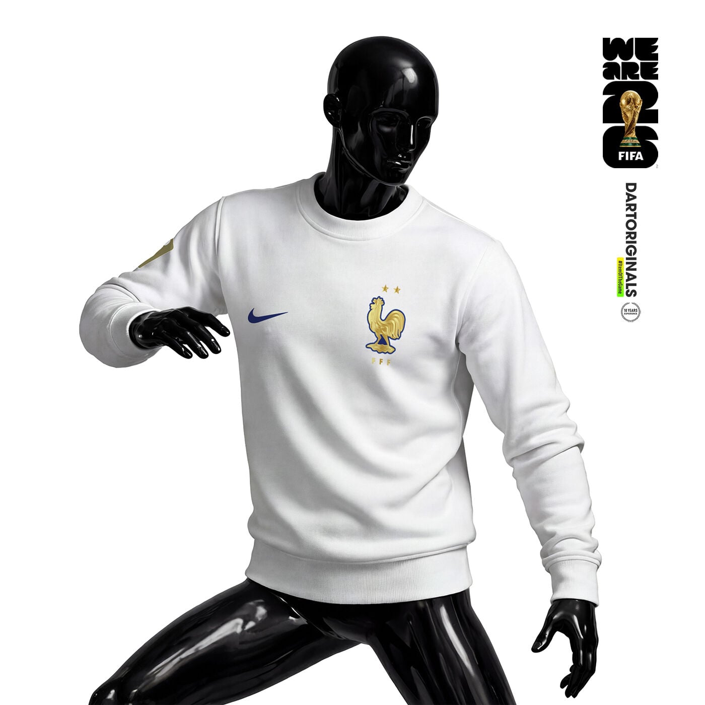 France: White Edition - FIFA World Cup™ 2026 Sweatshirt