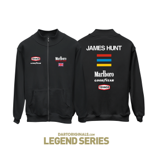 McLaren F1 Team: James Hunt Black Edition Fermuarlı Ceket