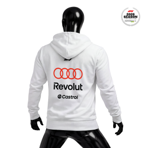 Audi Revolut F1 Team: R26 - White Edition 2026 Fermuarlı Hoodie