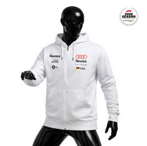 Audi Revolut F1 Team: R26 - White Edition 2026 Fermuarlı Hoodie