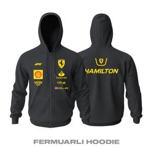 Scuderia Ferrari: Monza GP Edition 2025 - Fermuarlı Hoodie