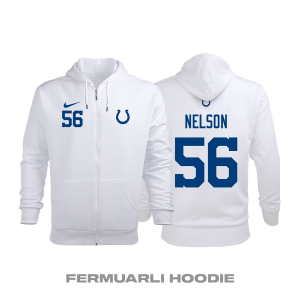Indianapolis Colts: Road Edition 2020/2021 Fermuarlı Kapüşonlu Hoodie XL