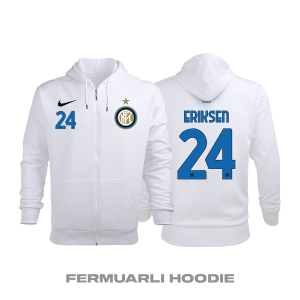 Inter: Away Edition 2020/2021 Fermuarlı Kapüşonlu Hoodie 2XL