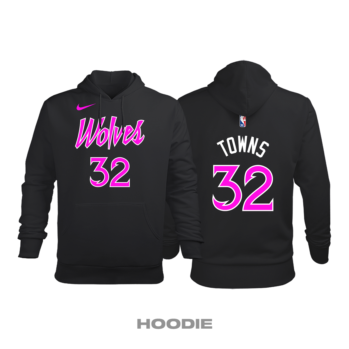 Minnesota Timberwolves: City Edition 2018/2019 Kapüşonlu Hoodie M