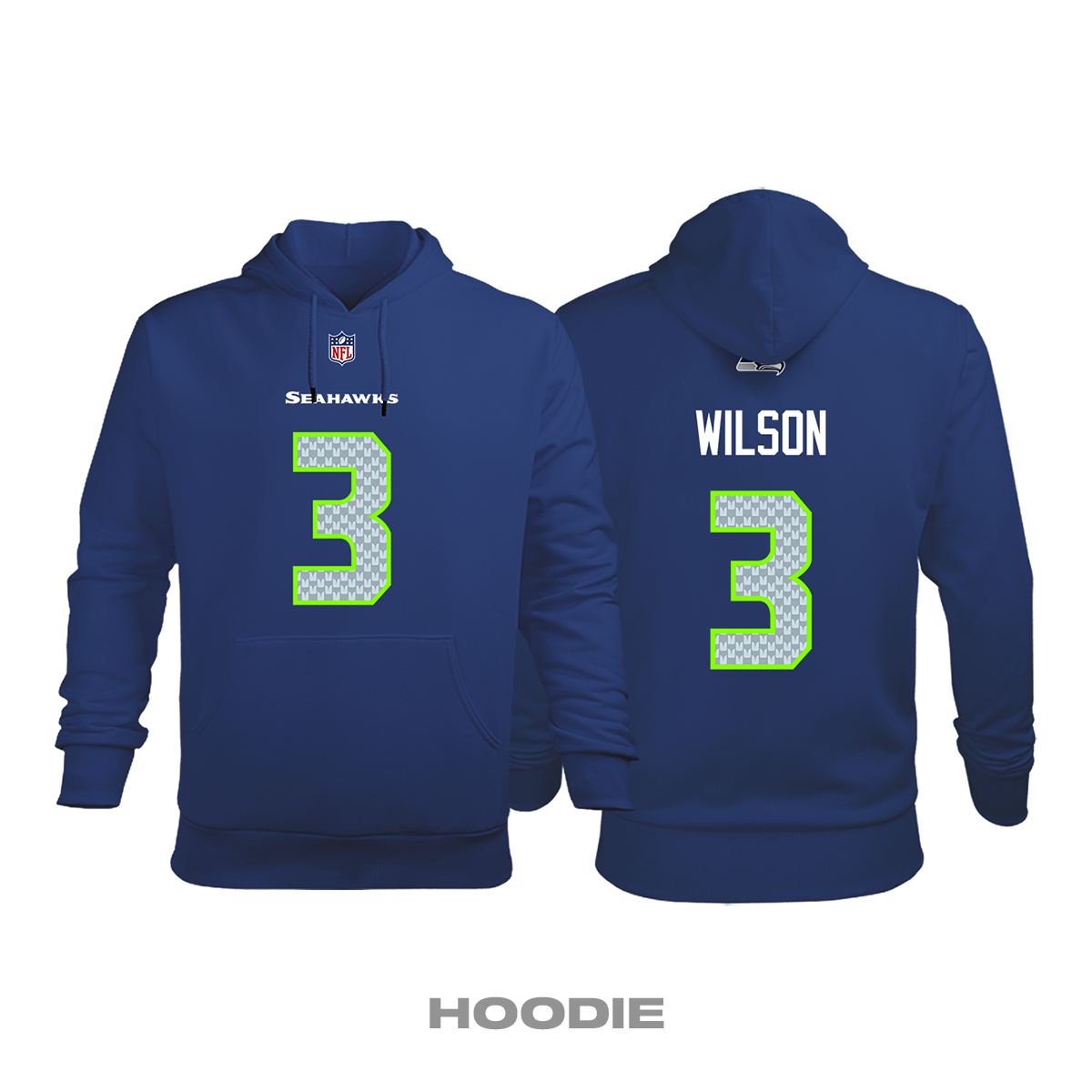 Seattle Seahawks: Home Edition 2020/2021 Kapüşonlu Hoodie