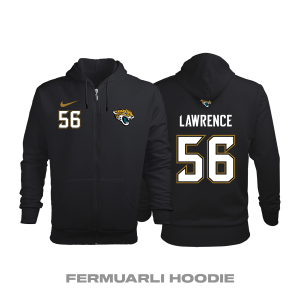 Jacksonville Jaguars: Alternate Edition 2020/2021 Fermuarlı Kapüşonlu Hoodie XS