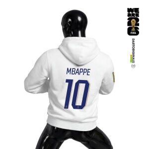 France: White Edition - FIFA World Cup™ 2026 Kapüşonlu Hoodie