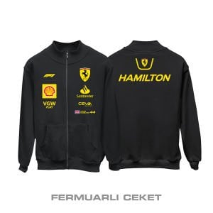 Scuderia Ferrari: Monza GP Edition 2025 - Fermuarlı Ceket