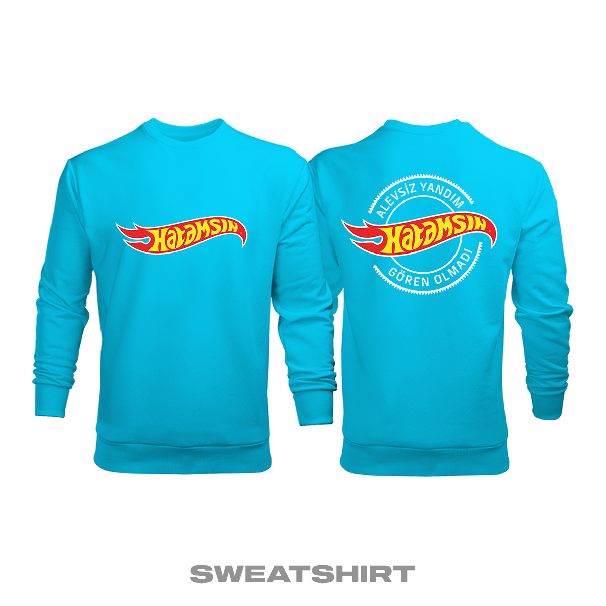 Hot Wheels: Hatamsın - Turkuaz Sweatshirt