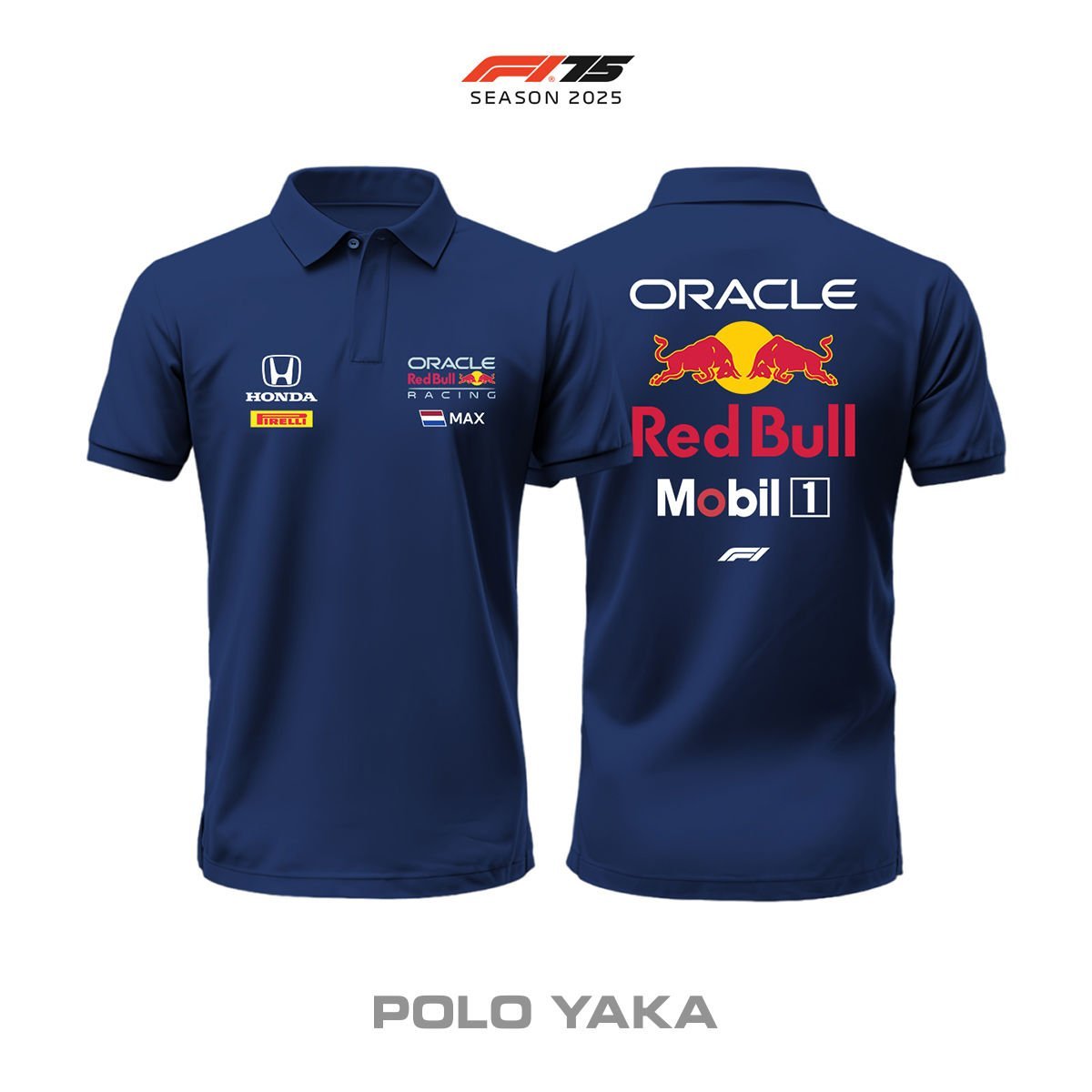 Red Bull Racing: RB21 - Navy Edition 2025 Polo Yaka