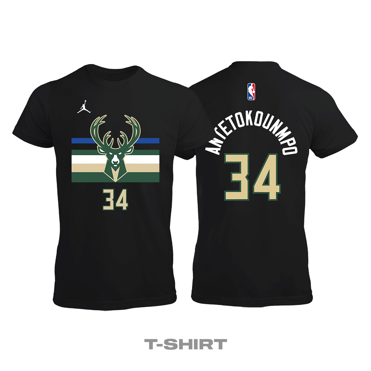 Milwaukee Bucks: Statement Edition 2020/2021 Tişört 5XL