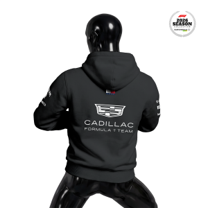 Cadillac F1 Team: Merch Edition - Black 2026 Kapüşonlu Hoodie