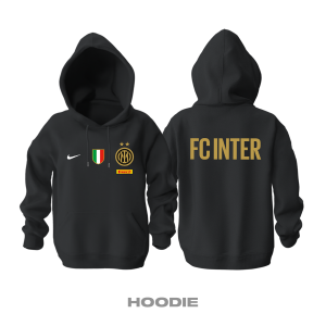 Inter FC: Club Culture Series - Black Edition Kapüşonlu Hoodie