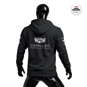 Cadillac F1 Team: Merch Edition - Black 2026 Fermuarlı Hoodie
