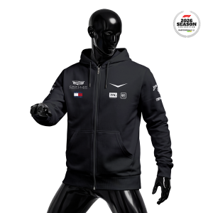 Cadillac F1 Team: Merch Edition - Black 2026 Fermuarlı Hoodie