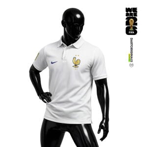 France: White Edition - FIFA World Cup™ 2026 Polo Yaka