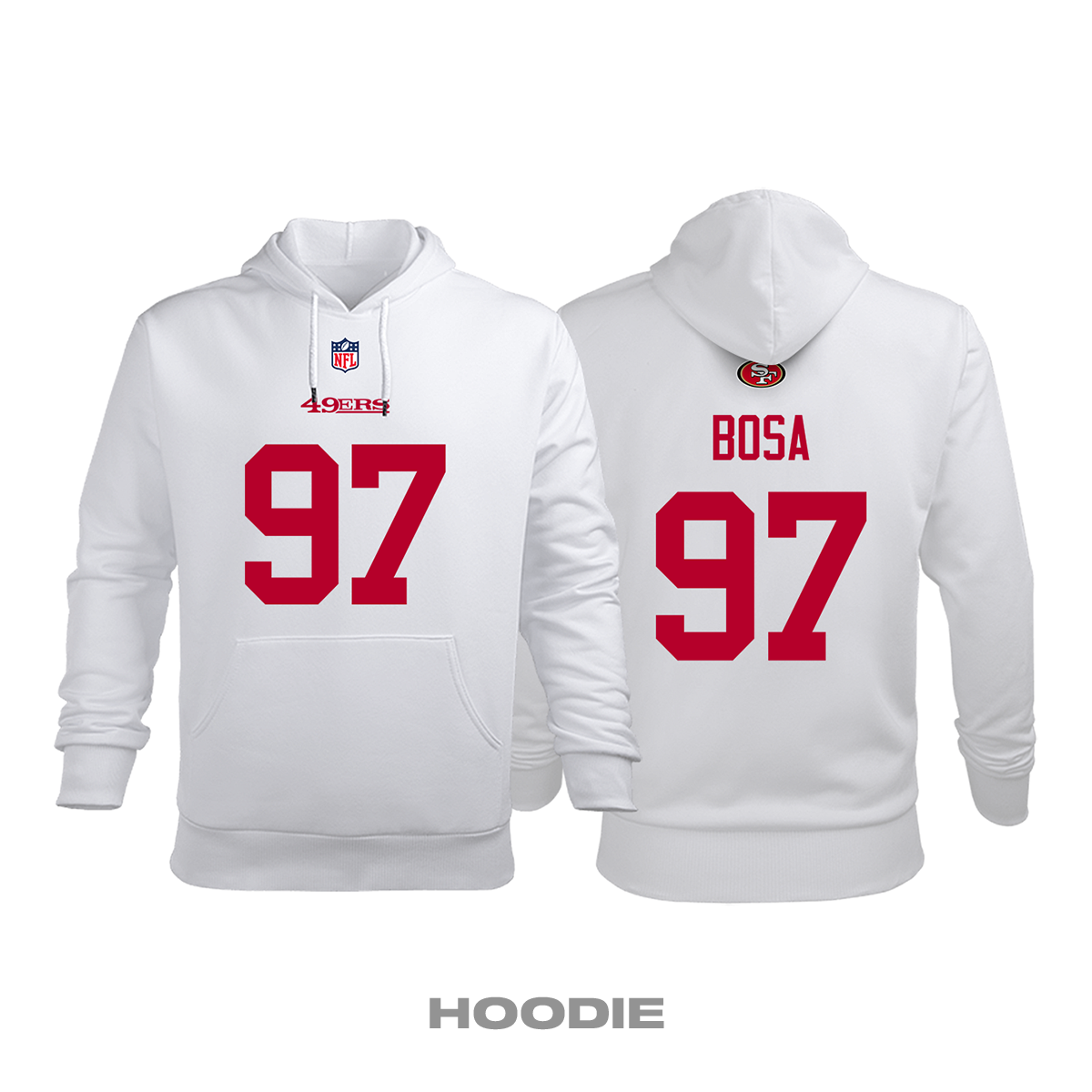 San Francisco 49ers: Road Edition 2020/2021 Kapüşonlu Hoodie S