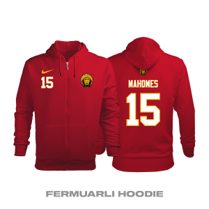 Kansas City Chiefs: Home Edition 2020/2021 Fermuarlı Kapüşonlu Hoodie XS