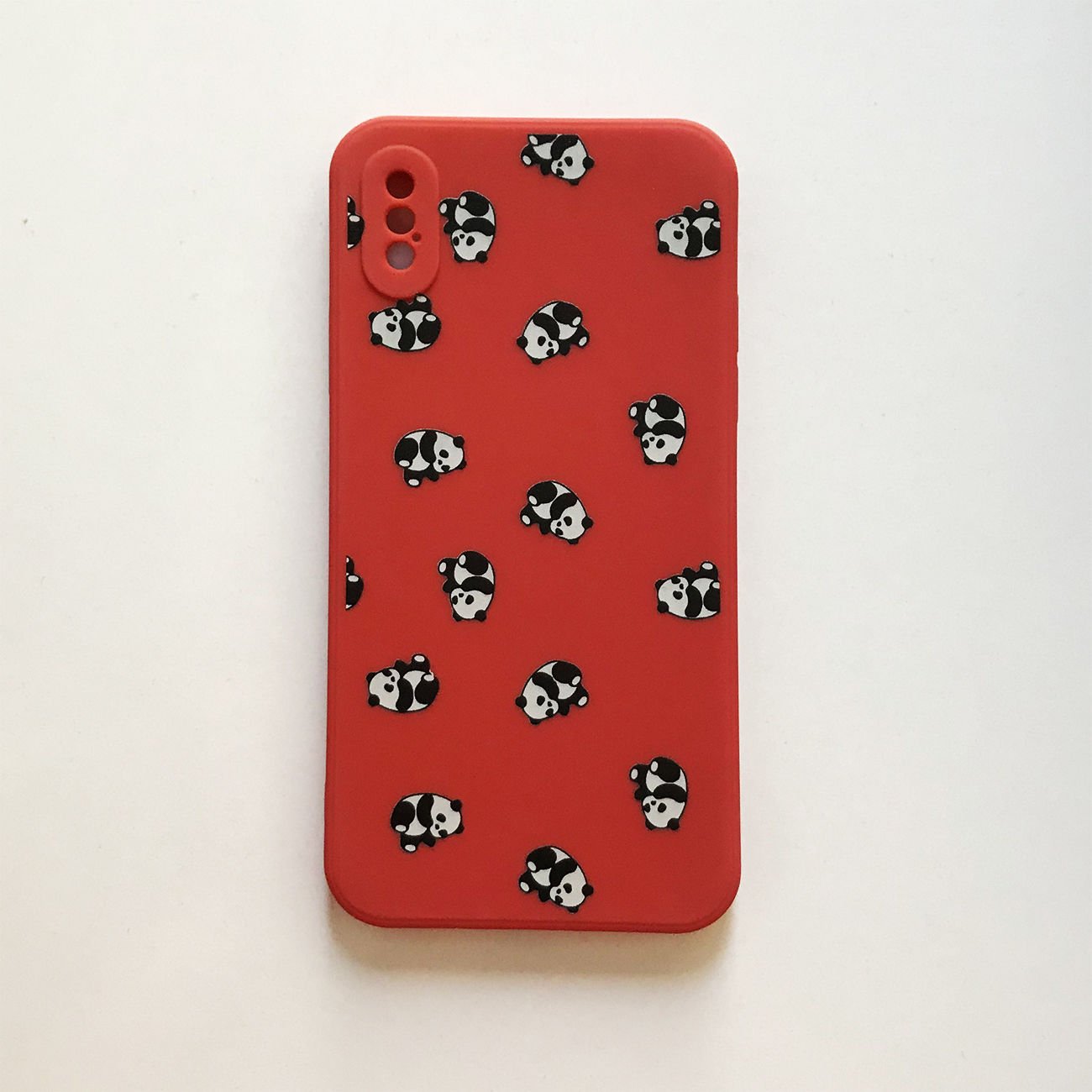 OUTLET - Floating Pandas- Silikon - iPhone X / XS