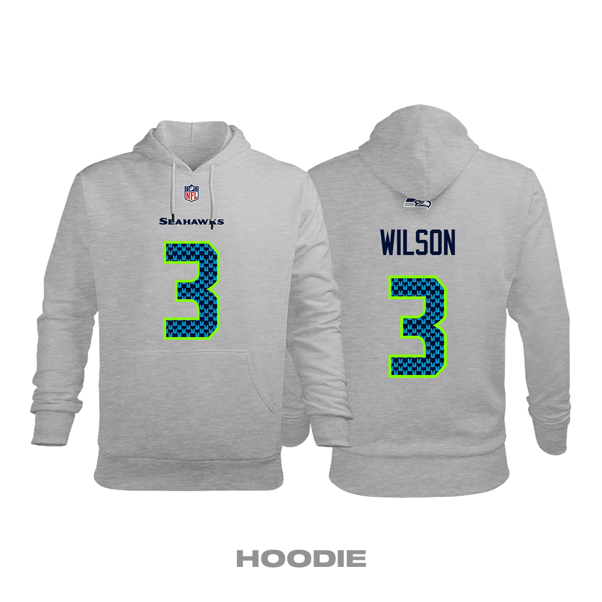 Seattle Seahawks: Alternate Edition 2020/2021 Kapüşonlu Hoodie XS