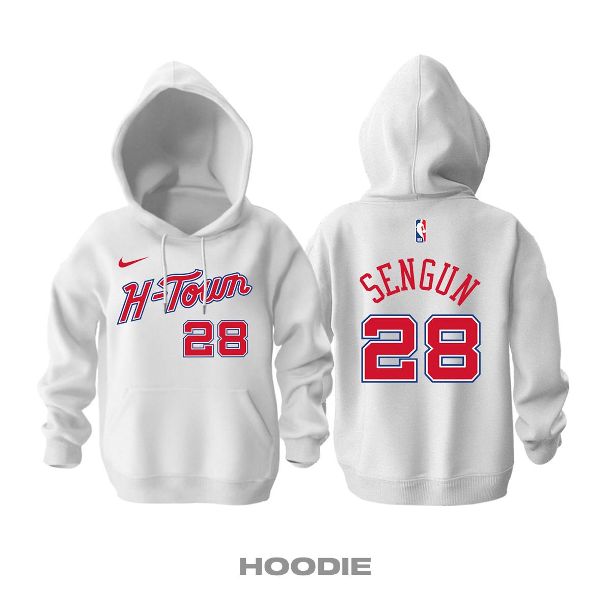 Houston Rockets: City Edition 2023/2024 Kapüşonlu Hoodie