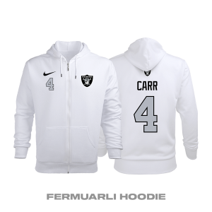 Las Vegas Raiders: Alternate Edition 2020/2021 Fermuarlı Kapüşonlu Hoodie S