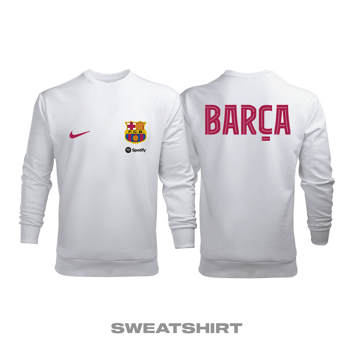 FC Barcelona: Club Culture Series - White Edition Sweatshirt