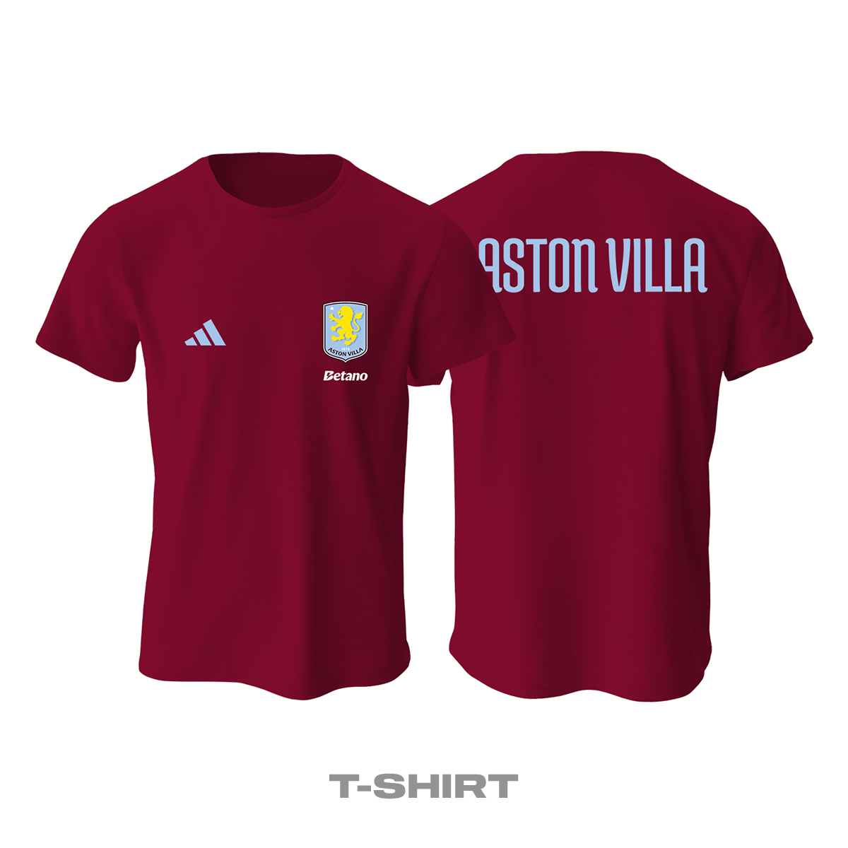 Aston Villa: Club Culture Series - Claret Edition Tişört