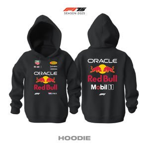 Red Bull Racing: RB21 - Black Edition 2025 Kapüşonlu Hoodie