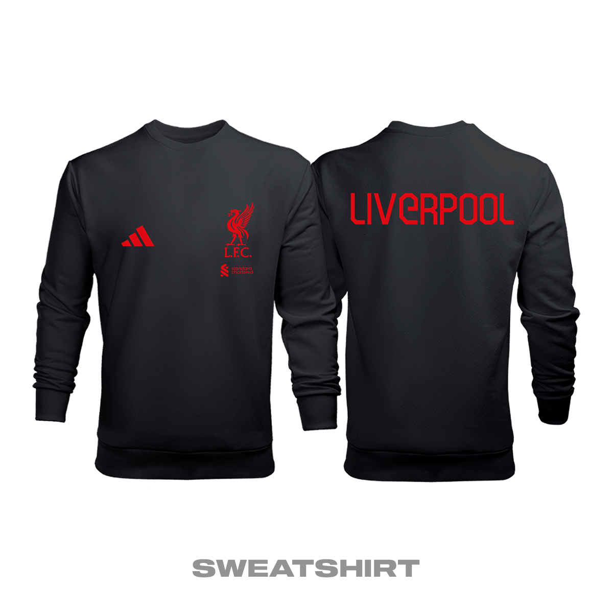 Liverpool: Club Culture Series - Black Edition Sweatshirt