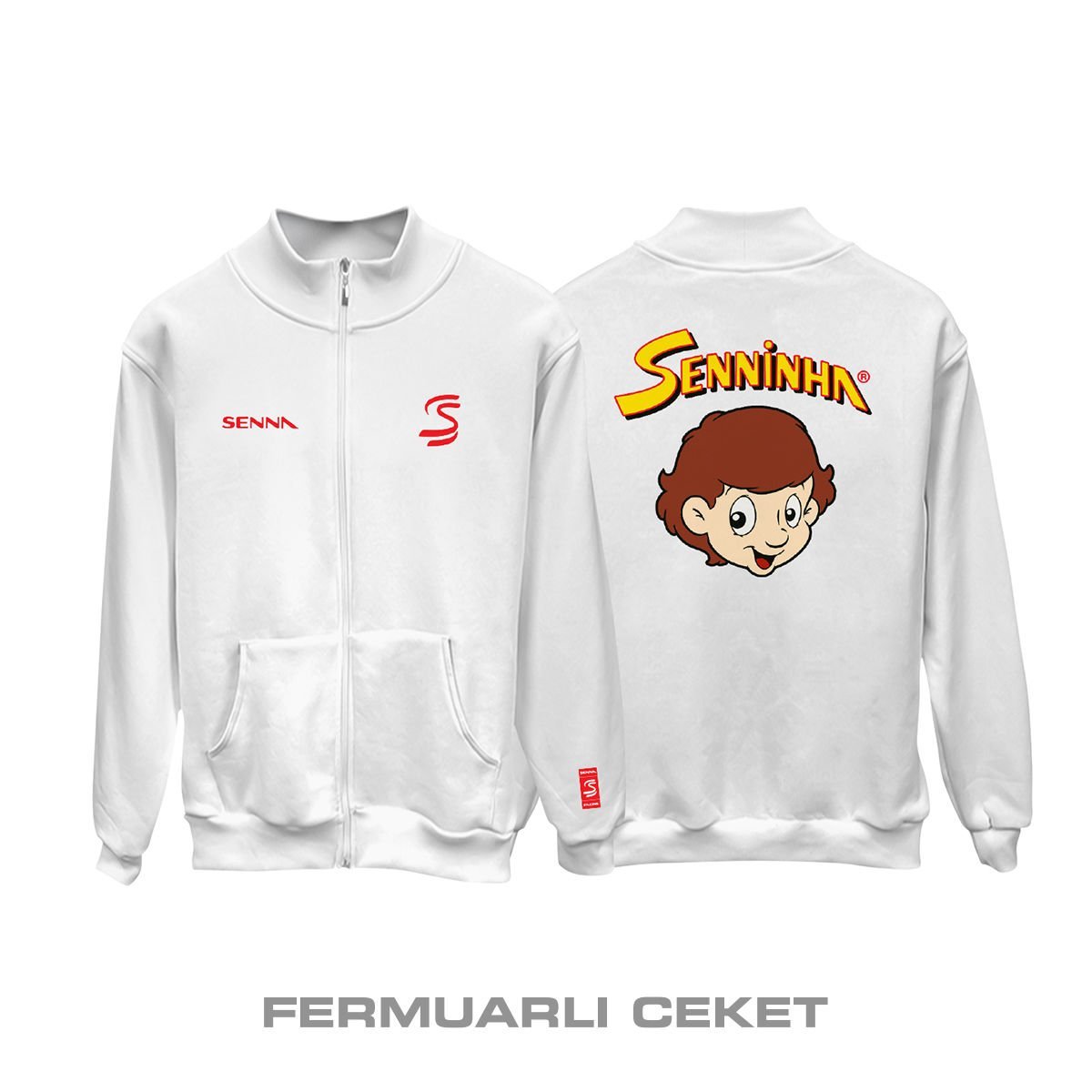 Ayrton Senna: Senninha Fermuarlı Ceket