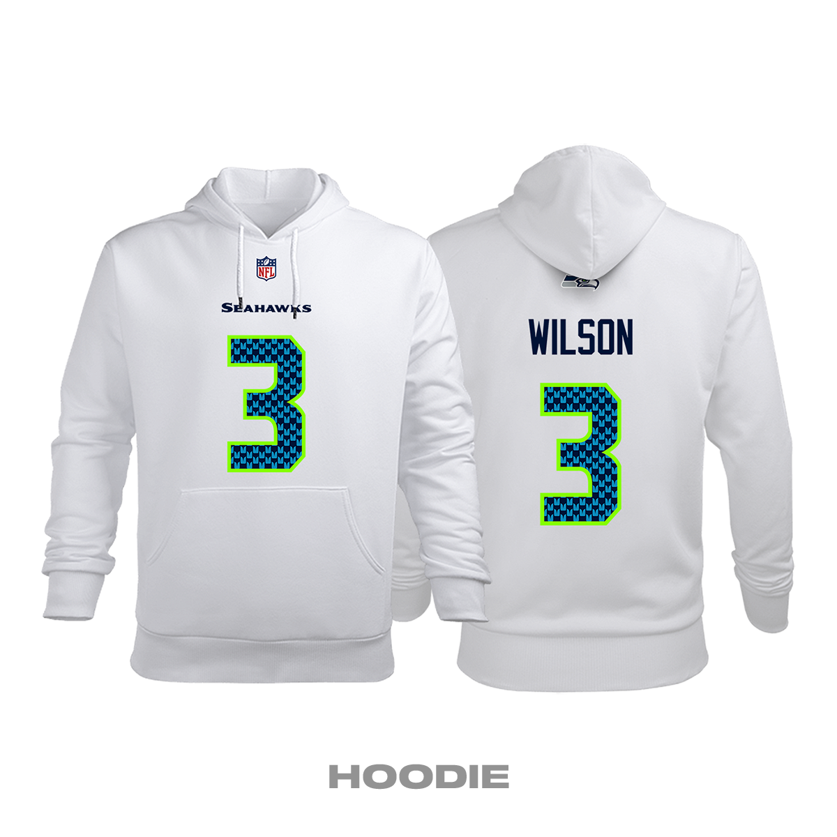 Seattle Seahawks: Road Edition 2020/2021 Kapüşonlu Hoodie XS