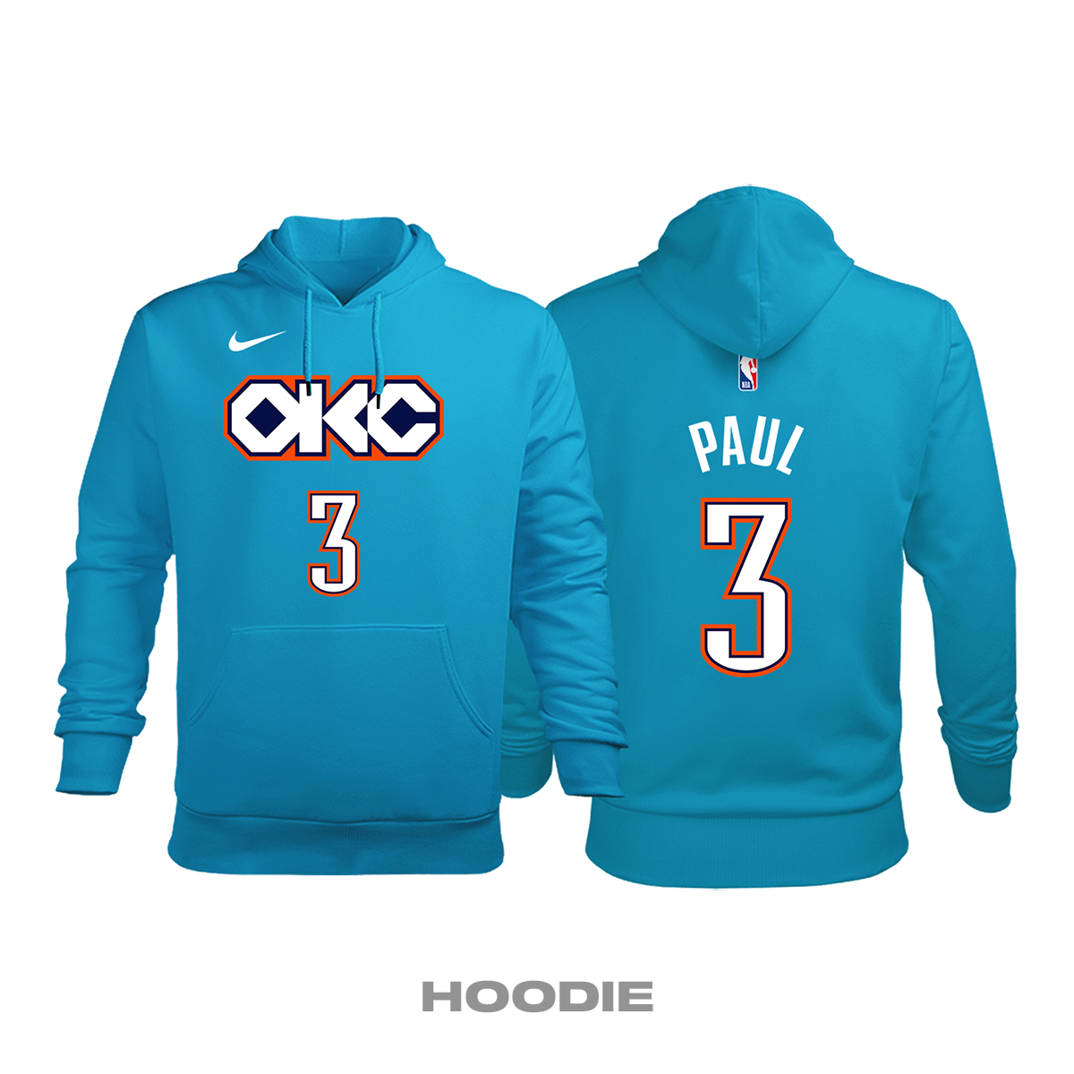 Oklahoma City Thunder: City Edition 2018/2019 Kapüşonlu Hoodie M