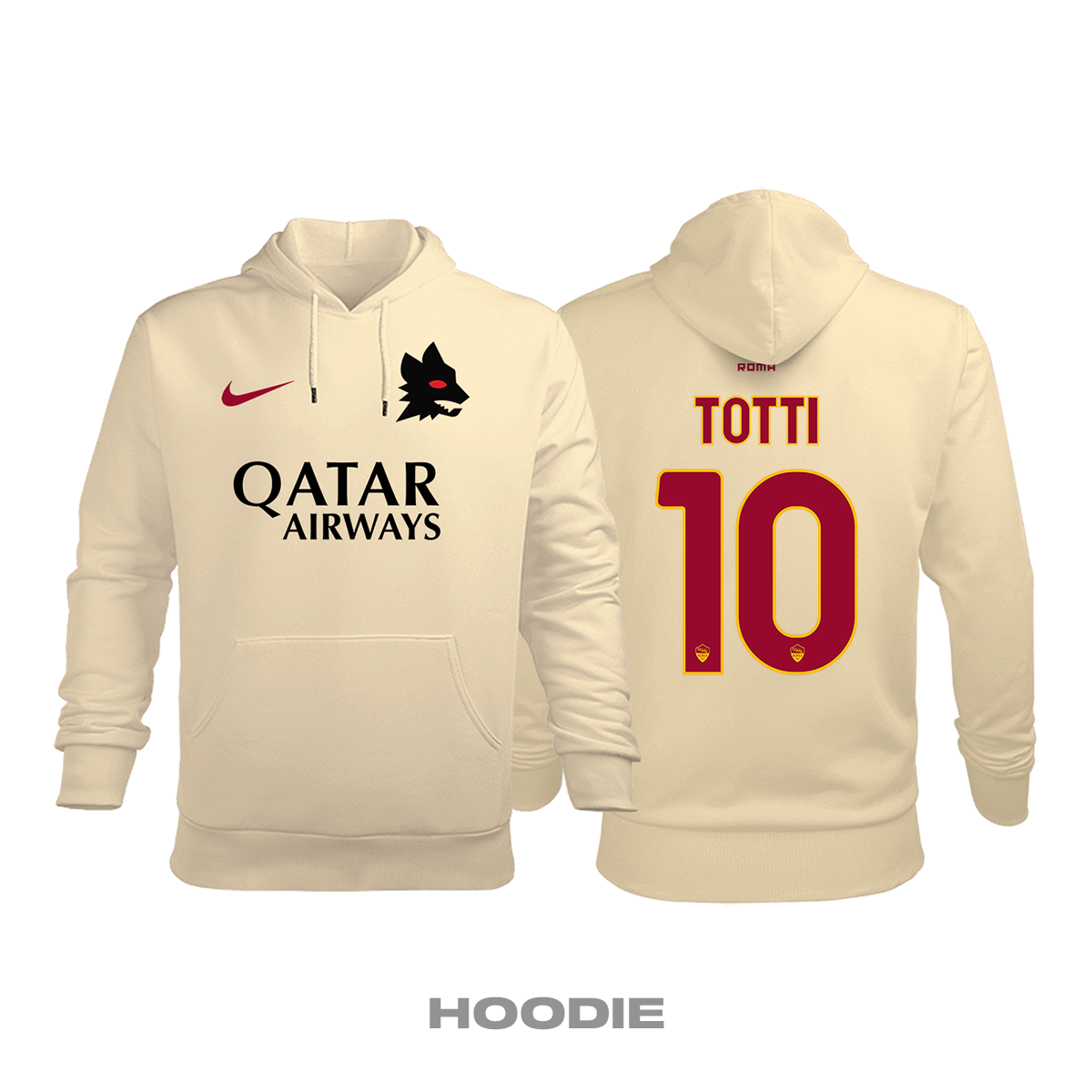 Roma: Away Edition 2020/2021 Kapüşonlu Hoodie 2XL