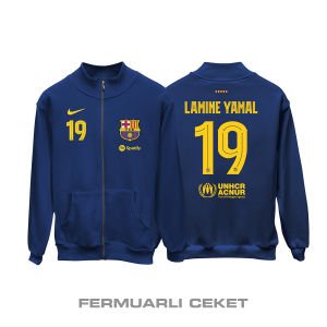 Barcelona: Home 2024/2025 Fermuarlı Ceket