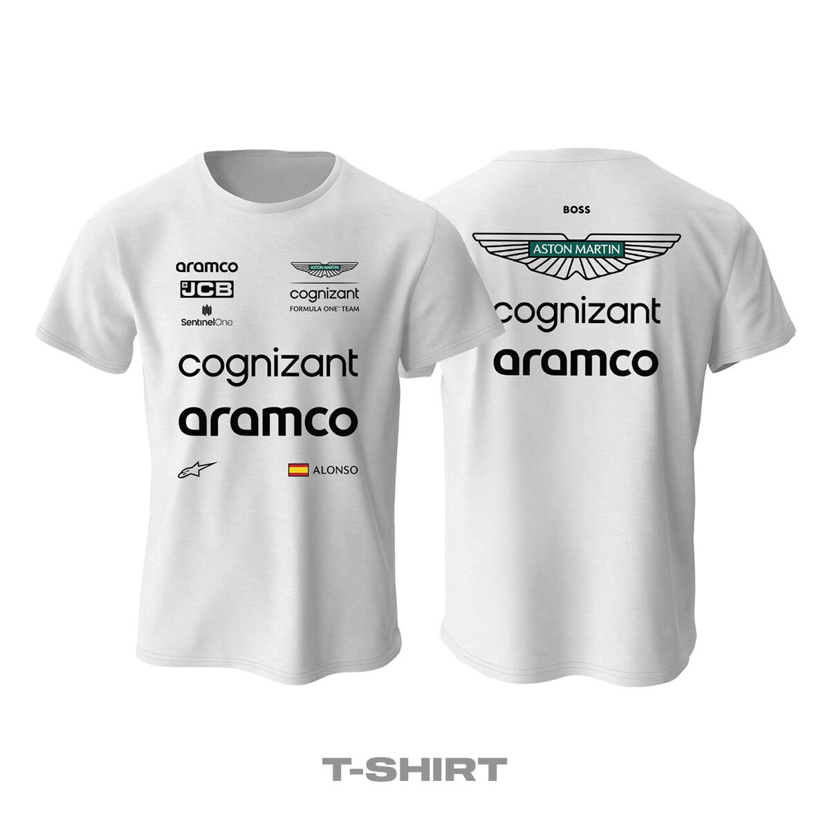 Aston Martin F1 Team: White Edition 2023 Tişört