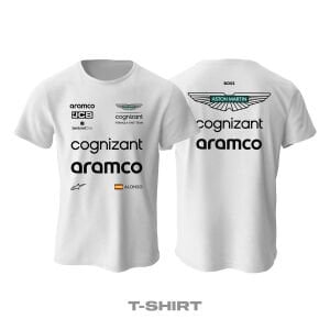 Aston Martin F1 Team: White Edition 2023 Tişört