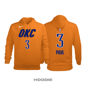 Oklahoma City Thunder: Earned Edition 2018/2019 Kapüşonlu Hoodie XS