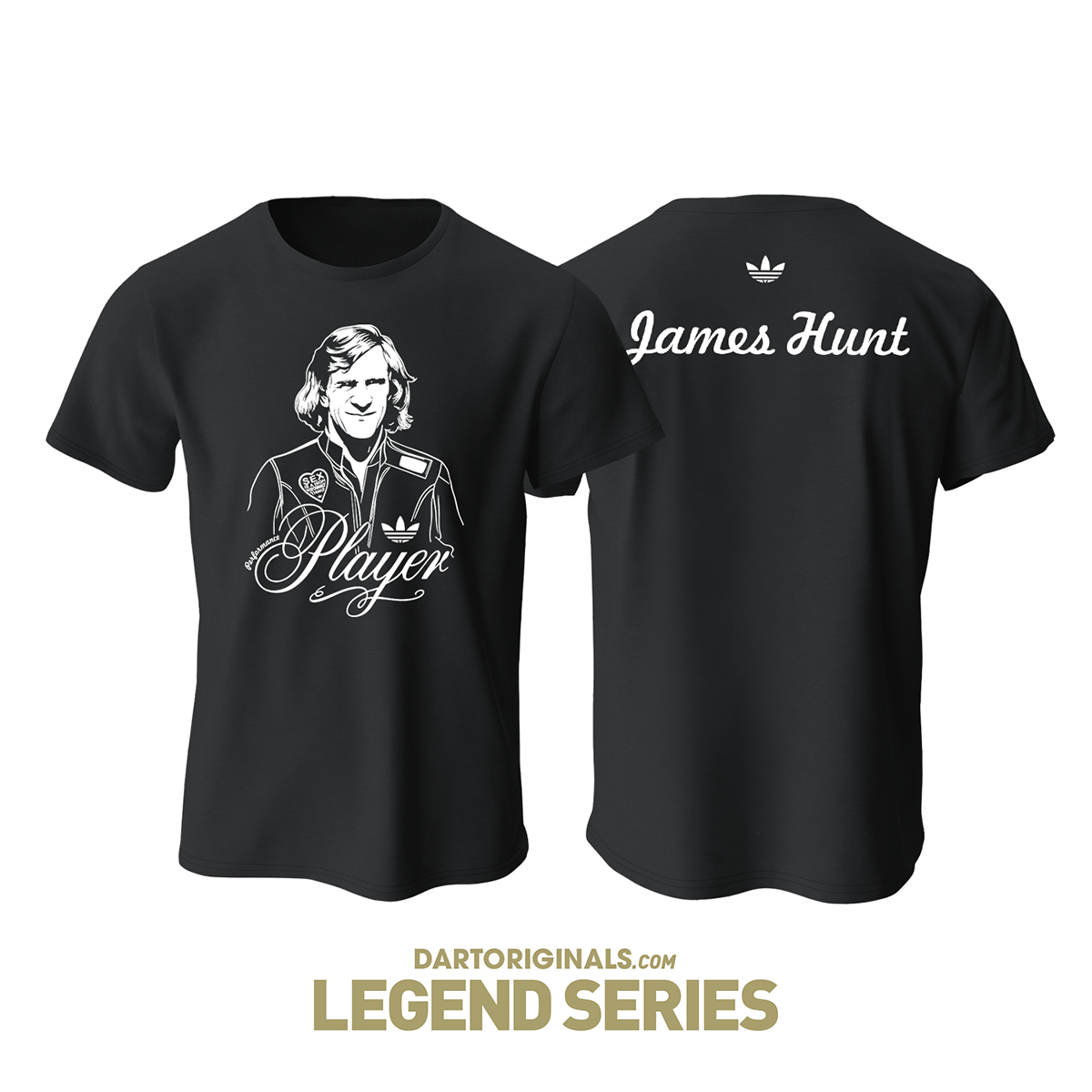 James Hunt: Performance Player Tişört