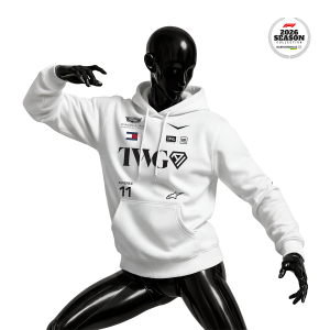 Cadillac F1 Team: White Edition 2026 Kapüşonlu Hoodie