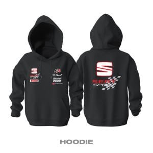 Seat: FR Sport - Black Edition Kapüşonlu Hoodie