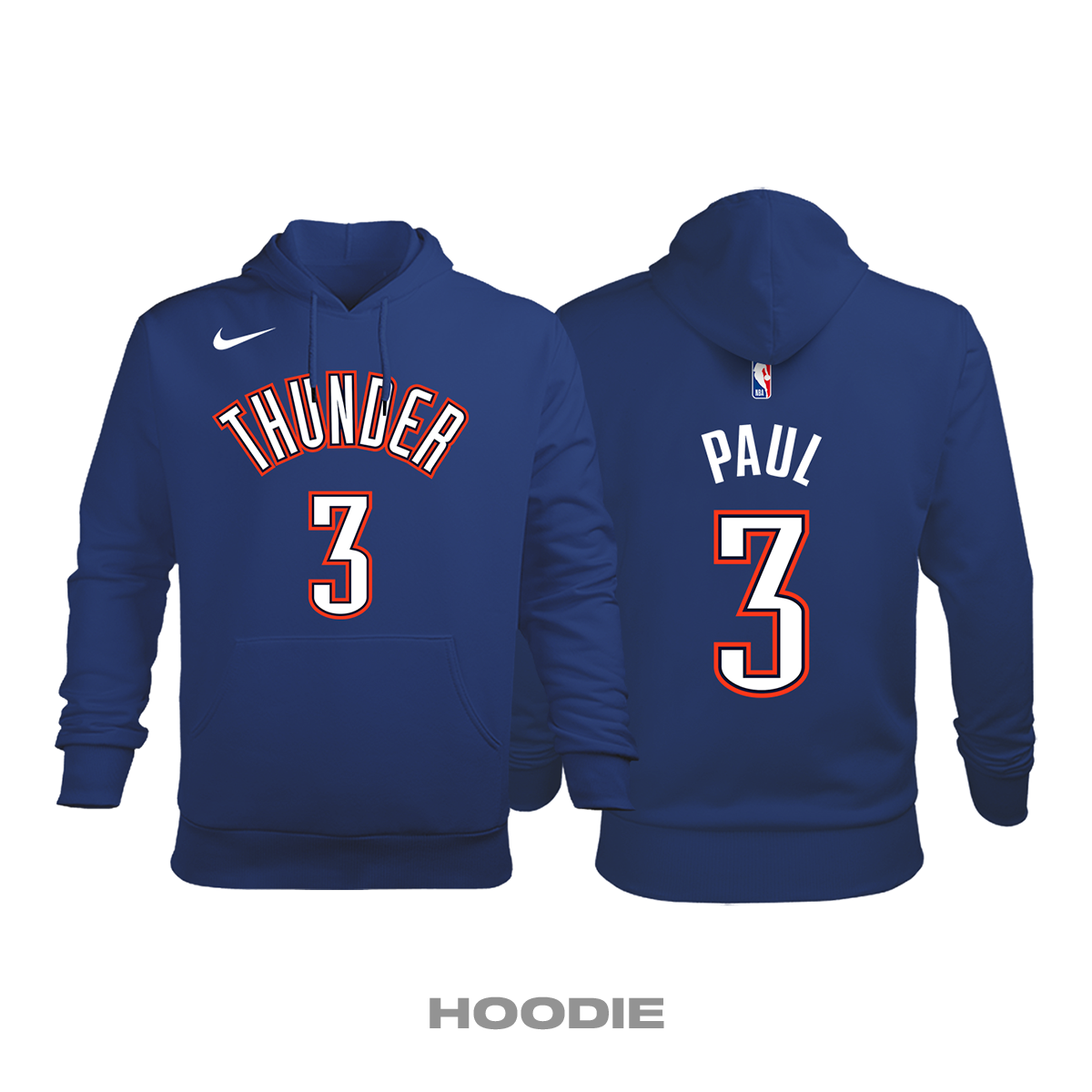 Oklahoma City Thunder: Icon Edition 2019/2020 Kapüşonlu Hoodie XL