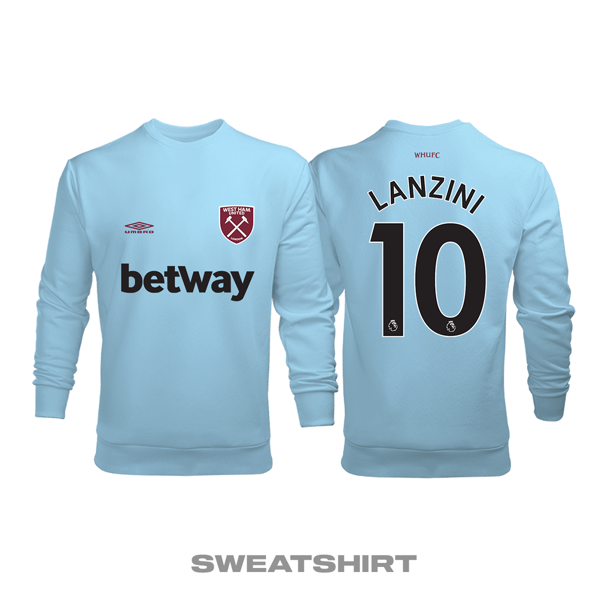 West Ham United: Away Edition 2021/2022 Sweatshirt 4XL