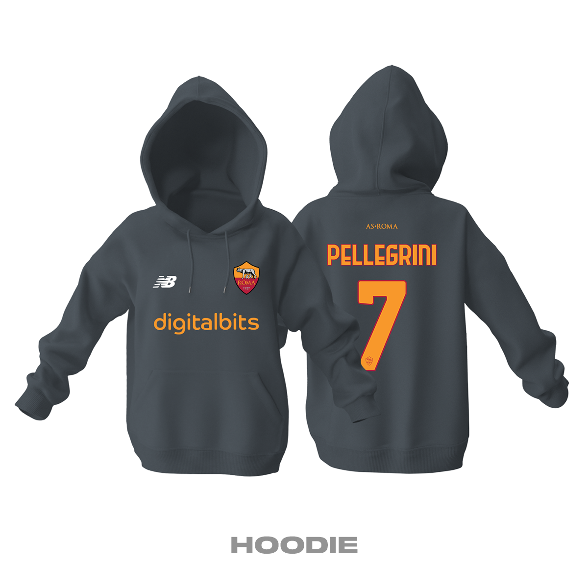 Roma: Fourth Edition 2021/2022 Kapüşonlu Hoodie 5XL