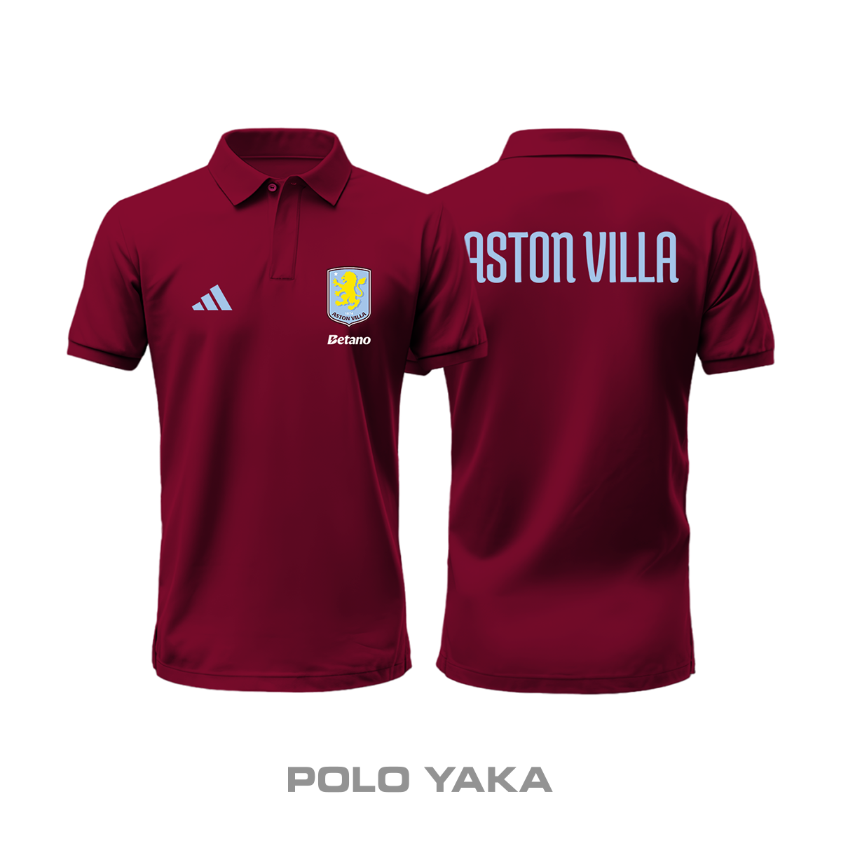 Aston Villa: Club Culture Series - Claret Edition Polo Yaka